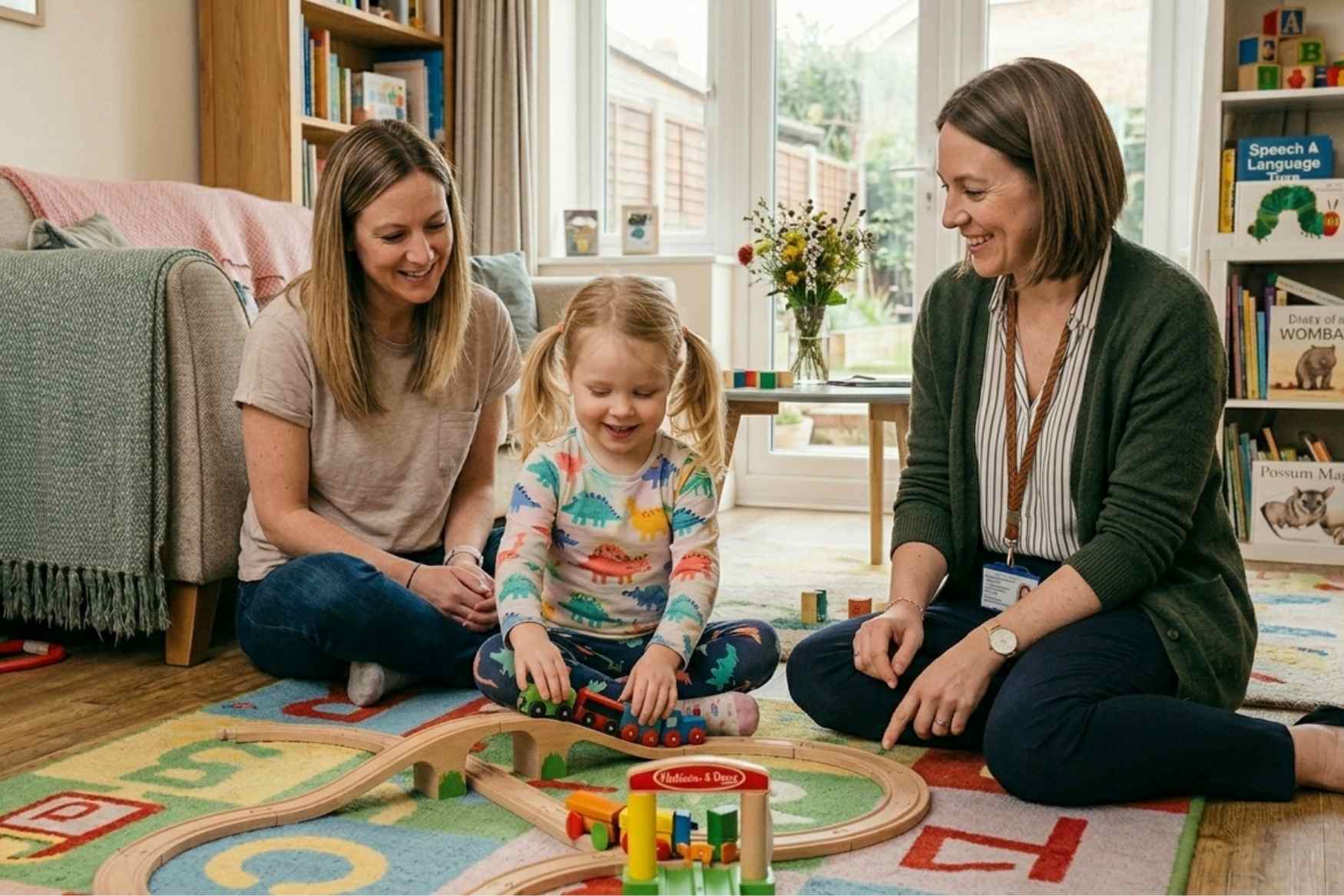 parent coaching session SLP Speech Language Pathology Therapist Therapy Child Paediatric kids